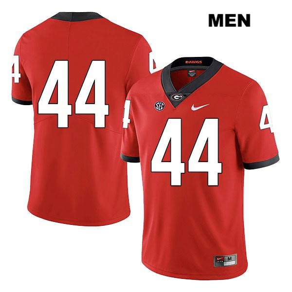 Georgia Bulldogs Men's Peyton Mercer #44 NCAA No Name Legend Authentic Red Nike Stitched College Football Jersey GMC7556TC